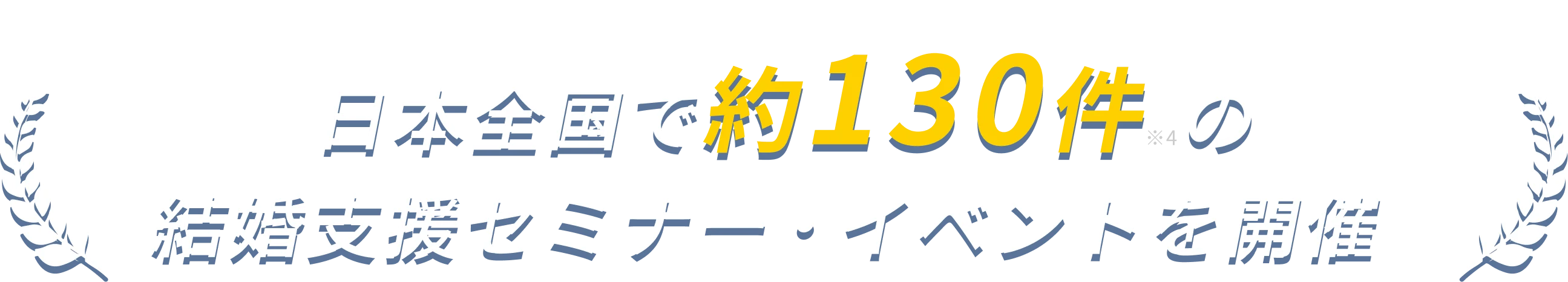 日本全国で約140件の結婚支援セミナー・イベントを開催