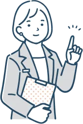 女性のカウンセラーのイラスト